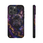 French Bulldog Galaxy Marble Art Tough Phone Case