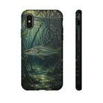Snook Phone Case, Mangrove Sunbeam Painterly Marine Art Cover, Gift
