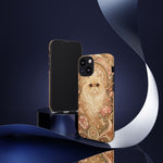 Persian Cat Floral Art Nouveau Tough Phone Case