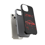 Red ZR1 C8 Phone Case for Chevy Fans, Tough Cover