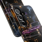 67 GTO Phone Case Purple, Rainy City Night Muscle Car Tough Cover