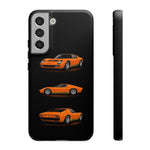 Orange Miura Classic Supercar Tough Phone Case - 3 View