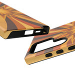 Gold Starburst 70s Retro Art Tough Phone Case