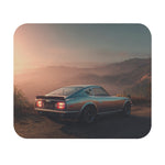 1971 240Z Mouse Pad Mountain Road Sunrise Mist Golden Desk Mat