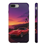 Red C3 Coastal Sunset Phone Case Classic Car Tough Case