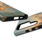 Leaping Golden Trout Lake Scene phone case | Tough Cover