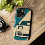 S13 Teal White Pop-up Tough Phone Case for JDM Fans