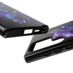 Holographic Wolf Phone Case, Fractured Prism Iridescent Cover