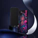 Vaporwave Kohat Pink Anime Girl Phone Case – Japanese Aesthetic