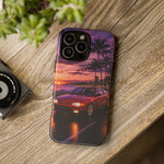 CRX Si Beach Run Retro JDM Car Tough Phone Case