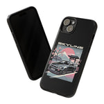 R34 Skyline GT-R Sakura Mountain JDM Tough Phone Case Gift