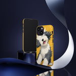 Sheepdog Hair Flip Phone Case Funny Dog Lover Gift
