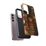 Corgi Royal Guard phone case | Cute British corgi soldier illustration