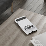 White AE86 Phone Case, JDM Drift Icon Tough Cover