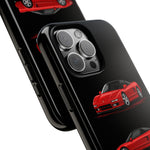 Red NSX Sports Car Phone Case Tough JDM 90s Classic Car Gift