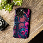 Vaporwave Kohat Pink Anime Girl Phone Case – Japanese Aesthetic