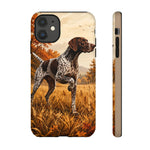 German Shorthaired Pointer Pointing Art Tough Phone Case