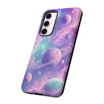 Pastel Galaxy Planet Vaporwave Art Tough Phone Case