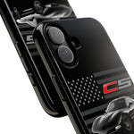 Black C5 Phone Case American Sports Car Tough Cover Gift