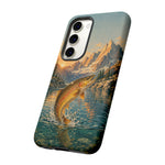 Leaping Golden Trout Lake Scene phone case | Tough Cover