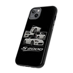 White S2000 Roadster Collage JDM Tough Phone Case Cover Gift