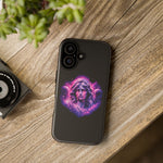 Weeping Angel Statue Vaporwave Phone Case Gothic Cosmic Tough Case
