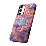 Floating Pool Deck Phone Case, Pastel Cloud 3D Render Cover