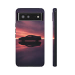 C8 Sunset Silhouette Phone Case Tough Protective Case