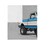 1972 Chevy K10 Pickup truck blanket | Velveteen microfiber throw
