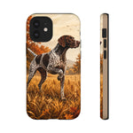 German Shorthaired Pointer Pointing Art Tough Phone Case