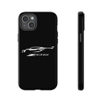 White C8 Z06 Phone Case for Chevy Fans, Tough Protective Cover