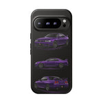 Purple R33 Skyline GTR JDM Sports Car Phone Case Tough Multi View