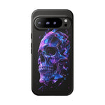 Holographic Skull Phone Case, Shattered Glass Iridescent Cover