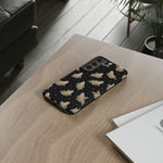 Vintage Ghost Pattern phone case | Halloween spooky stars design