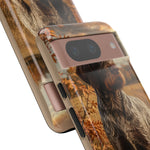 German Wirehaired Pointer Autumn Art Tough Phone Case