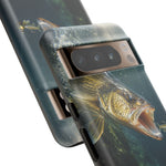 Walleye Jig Strike Phone Case Freshwater Fishing Gift for Anglers