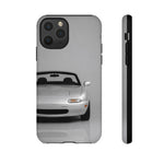 Silver Miata Phone Case, NA Roadster 90s JDM Cover, Gift for Guys
