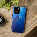 Blue Marlin Open Water Phone Case, Deep Sunbeam Tough Cover