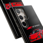 Red C8 Z06 Illustration Phone Case for Vette Owners | Tough Cover