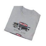 Classic 1957 Chevy Bel Air Hardtop Car Trio Illustration T-Shirt