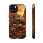 Land Cruiser FJ40 Classic 4x4 Red Rock Canyon Art Tough Phone Case