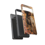 German Wirehaired Pointer Autumn Art Tough Phone Case