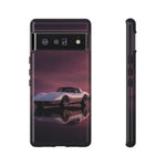 Soft White C3 Corvette Mauve Sky Phone Case