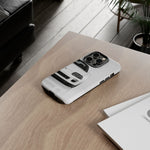 White MK4 Supra Phone Case, Retro 90s JDM Tough Cover for Car Enthusiasts