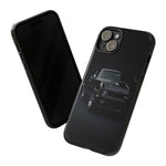 Black 1970 Nova SS Studio Front Tough Phone Case for Muscle Car Fans