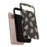 Vintage Ghost Pattern phone case | Halloween spooky stars design