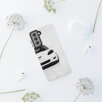 White C6 Z06 Front View tough phone case for Sports Car Drivers