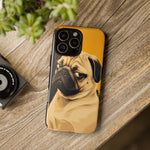 Pug Side Eye Phone Case Funny Dog Lover Gift