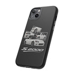 White S2000 Roadster Collage JDM Tough Phone Case Cover Gift