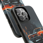 1966 GTO Orange Rainy City Tough Phone Case Cover Gift Art